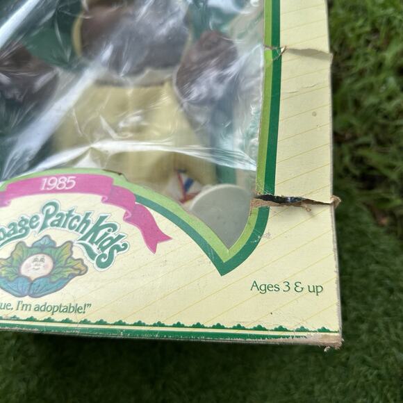 Vintage 1985 Cabbage Patch Kids‎ Preemie Baby African American Boy Doll In Box - Picture 10 of 14